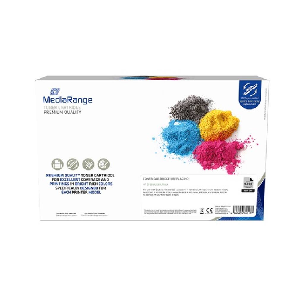 Toner MEDIARANGE Συμβατό για Εκτυπωτές HP (Black) (CF226X/26X)