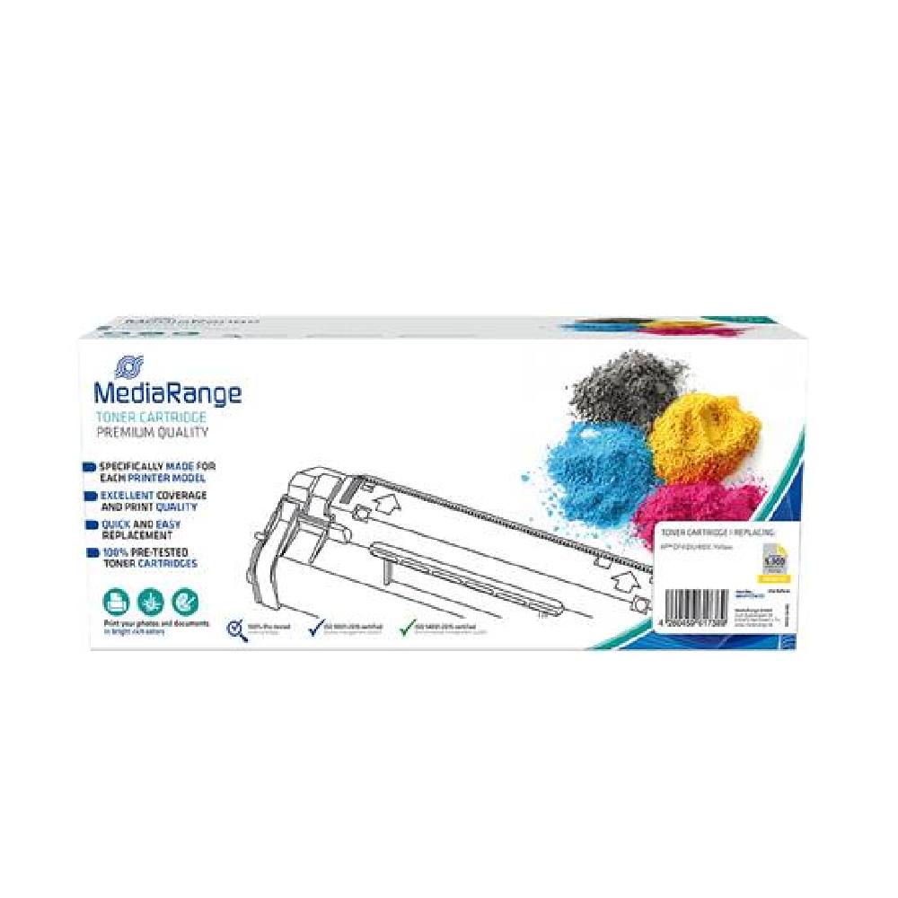 Toner MEDIARANGE Συμβατό για Εκτυπωτές HP (Yellow) (CF412X/410X) (MRHPTCF412X)