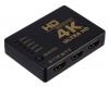 POWERTECH HDMI Amplifier Switch 5 in 1 PTH-052, 4K, 3D, Remote Control