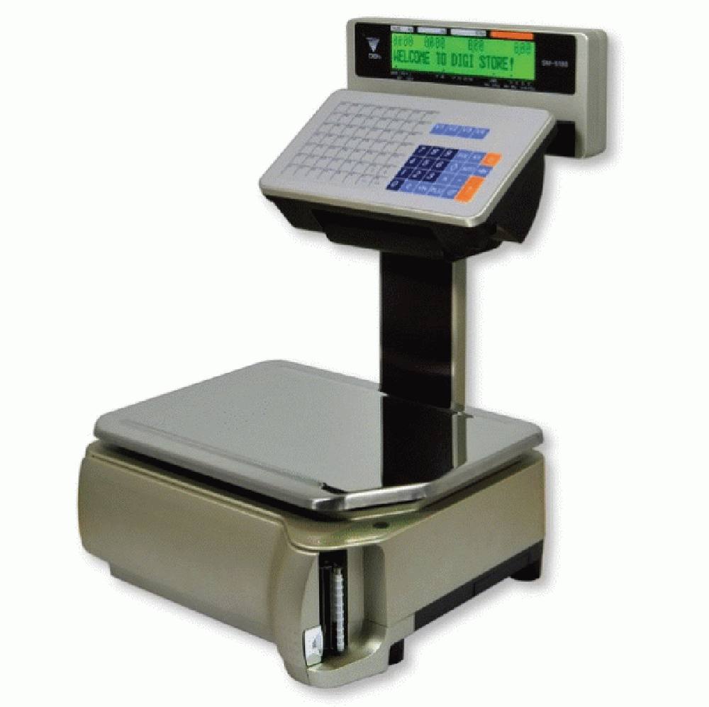 DIGI SM-5100EV (30Kg) Ηλεκτρονικός ζυγός δικτύου ετικέτας – χαρτοταινίας