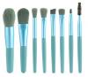 Σετ πινέλων μακιγιάζ BTHU-0015, μπλε, 8τμχ