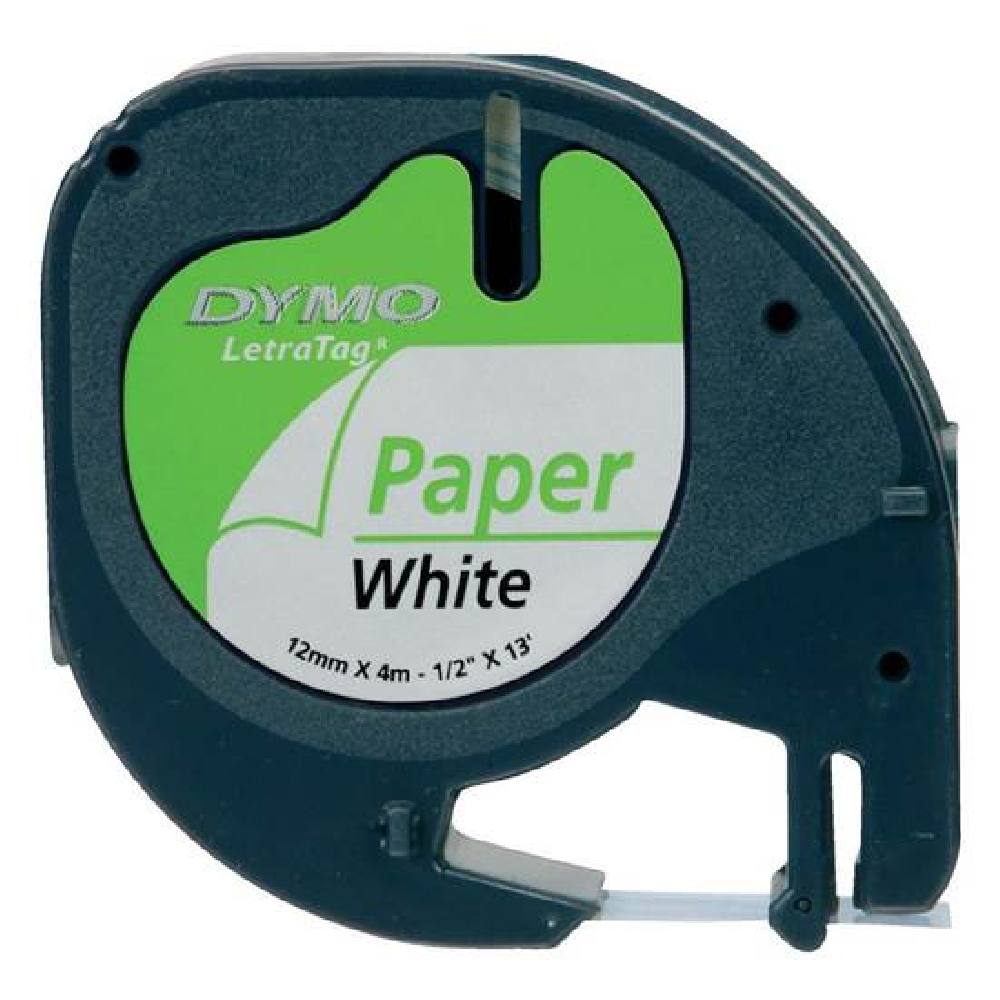 Χάρτινη Ταινία Ετικετογράφου DYMO 91200 12 mm x 4 m (Λευκή)