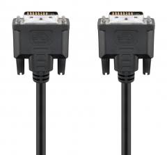 GOOBAY καλώδιο DVI-D 24+1 93573, 30AWG, Full HD, 1.8m, μαύρο