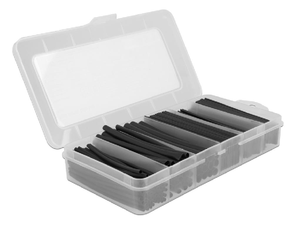 DELOCK Θερμοσυστελλόμενο μονωτικό για καλώδια 20735, 2:1, 196τμχ