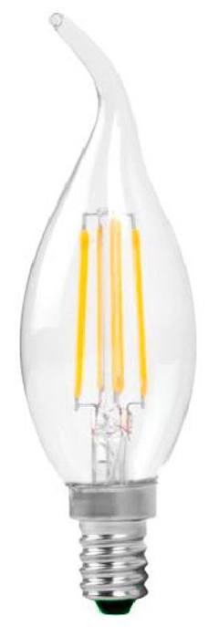 OPTONICA LED λάμπα Candle C35T Filament 1481, 4W, 4500K, E14, 400lm