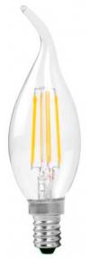 OPTONICA LED λάμπα Candle C35T Filament 1481, 4W, 4500K, E14, 400lm