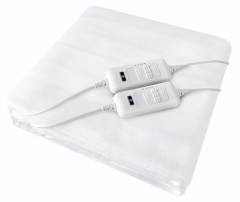 BRUNO ηλεκτρική κουβέρτα BRN-0065, διπλή, 160x140cm, 2x 60W, χειριστήρια