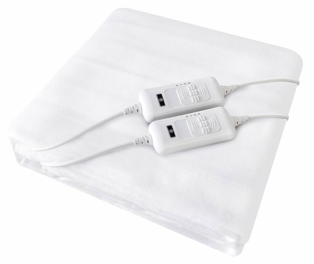 BRUNO ηλεκτρική κουβέρτα BRN-0065, διπλή, 160x140cm, 2x 60W, χειριστήρια