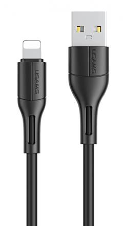 USAMS καλώδιο USB σε Lightning U68, 2A, 1m, μαύρο