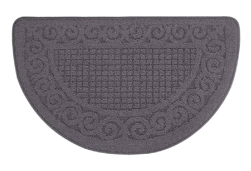 Πατάκι εισόδου HUH-0072, αντιολισθητικό, 40 x 63cm, γκρι