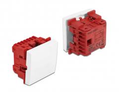 DELOCK module διακόπτης Easy 45 81360, μονός, 2-pole, 1-way, λευκός