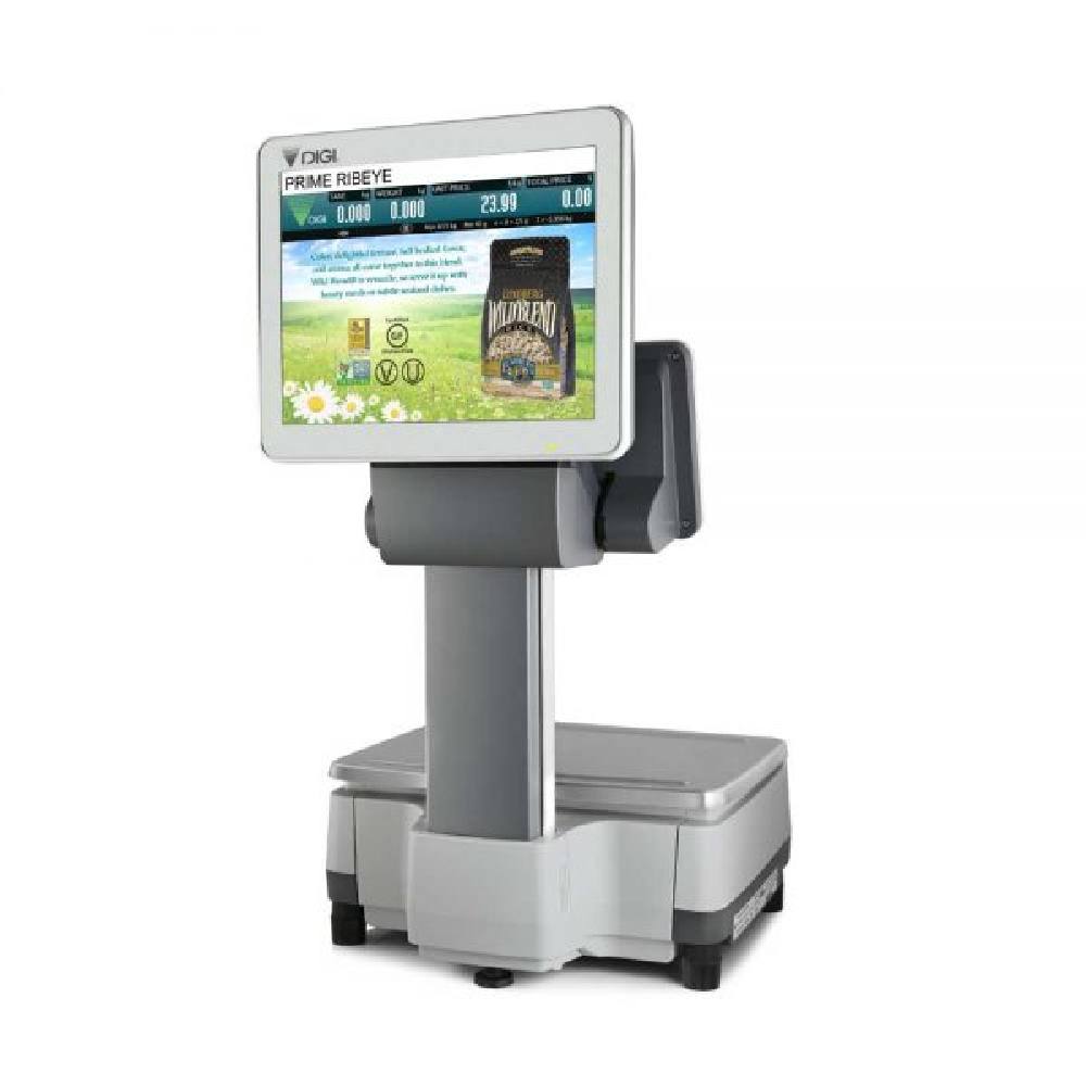 DIGI SM-5300EV PLUS (30kg - 5/10g) Ηλεκτρονικός ζυγός λιανικών πωλήσεων τεχνολογίας PC- Based