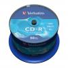 VERBATIM CD-R 50 TUB 52X80 MIN