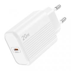 LAMTECH FAST CHARGER TYPE-C PD20W WHITE