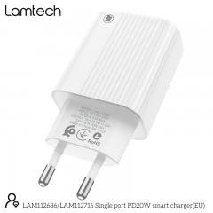 LAMTECH FAST CHARGER TYPE-C PD20W WHITE