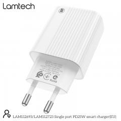 LAMTECH FAST CHARGER TYPE-C PD25W WHITE