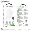 LAMTECH FAST CHARGER TYPE-C PD30W WHITE