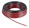 POWERTECH καλώδιο ήχου 2x 0.75mm² CAB-SP004, CCA, 10m, μαύρο & κόκκινο