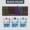 ARMAGGEDDON MECHANICAL KEYBOARD MKA-2C NEO BLACK TACTILE BROWN SWITCH