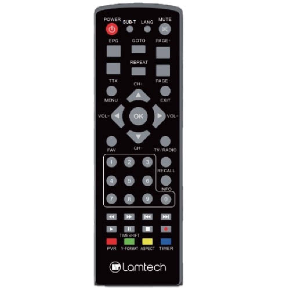 REMOTE CONTROL FOR LAMTECH DVB-T2 HD H.265 LAM020915 BULK 