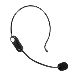 SONICGEAR RECHARGEABLE HEADSET MICROPHONE WMH 100 UL BLACK