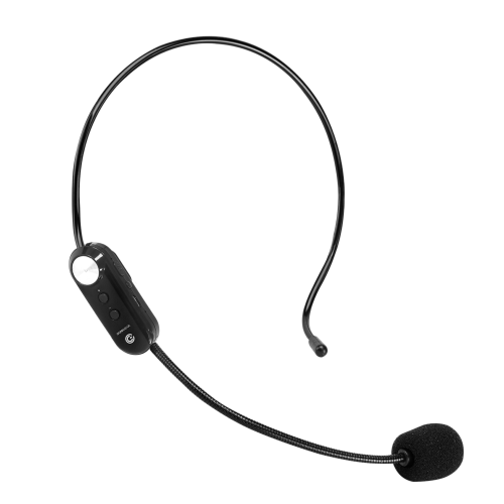 SONICGEAR RECHARGEABLE HEADSET MICROPHONE WMH 100 UL BLACK