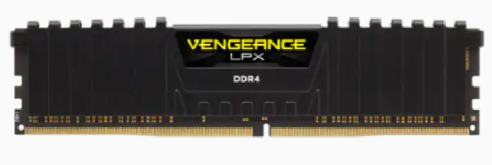 CORSAIR RAM DIMM XMS4 KIT 1x8GB CMK8GX4M1E3200C16, DDR4, 3200MHz, LATENCY 16-20-20-38, 1.35V, VENGEANCE LPX, XMP 2.0, BLACK, LTW