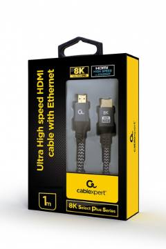 CABLEXPERT ULTRA HIGH SPEED HDMI CABLE,8K SELECT PLUS SERIES 1M