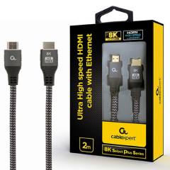 CABLEXPERT ULTRA HIGH SPEED HDMI CABLE,8K SELECT PLUS SERIES 2M