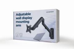 GEMBIRD ADJUSTABLE WALL DISCPLAY MOUNTING ARM UP TO 27'/7KG
