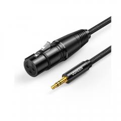 Ugreen Cable XLR female - 3.5mm male Μαύρο 2m  (20244) (UGR20244)