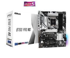 ASROCK MB B760 PRO RS, SOCKET INTEL LGA1700 13th/12th GEN, CS INTEL B760, 4 DIMM SOCKETS DDR5, DP/HDMI/eDP, LAN GIGABIT, ATX, 2Y
