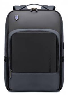 ARCTIC HUNTER τσάντα πλάτης B00403-GY με θήκη laptop 15.6", USB, γκρι