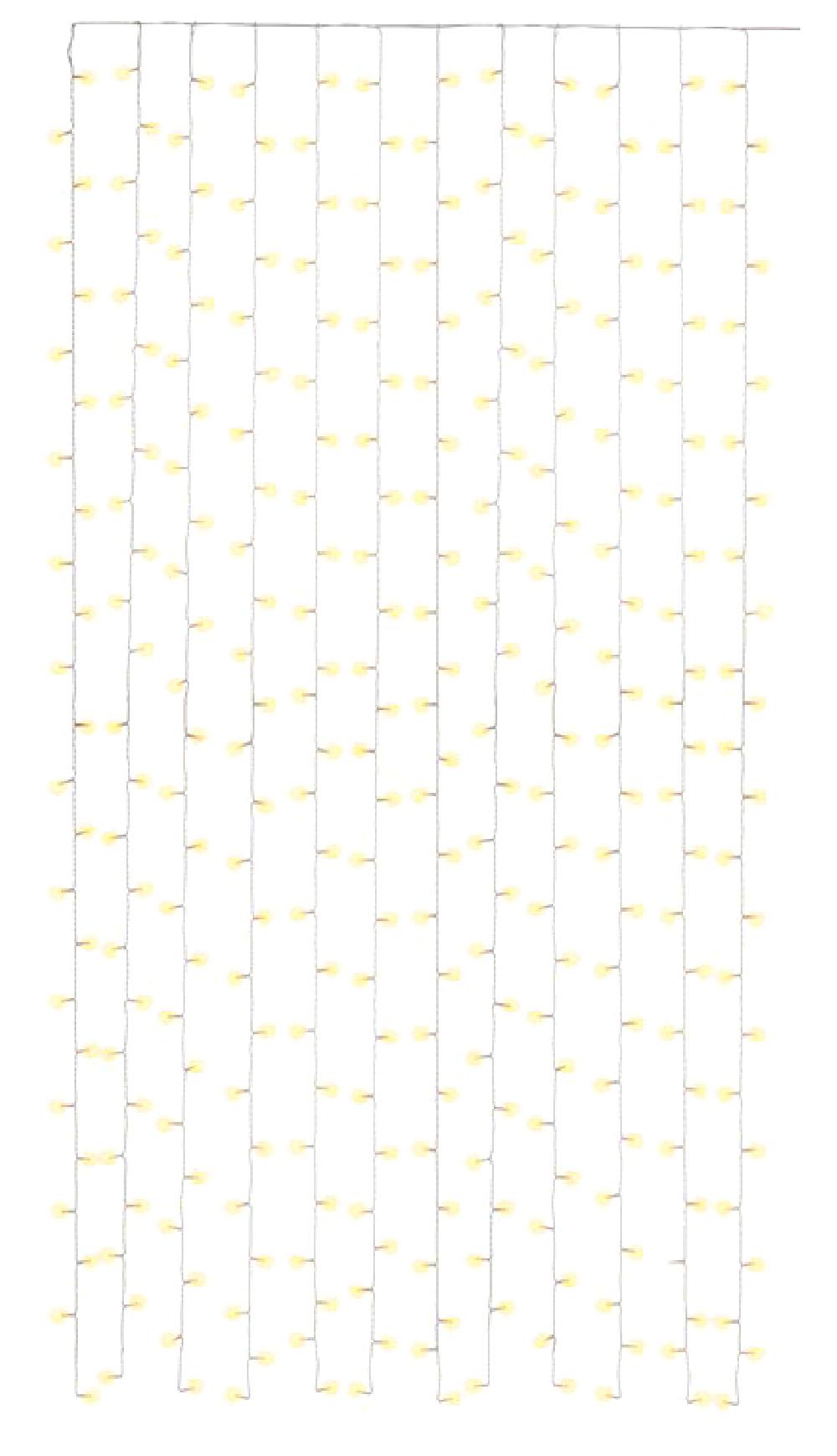 GOOBAY LED λαμπάκια κουρτίνα 57943, 3000K, 4.1m, IP44, USB, 300 LED