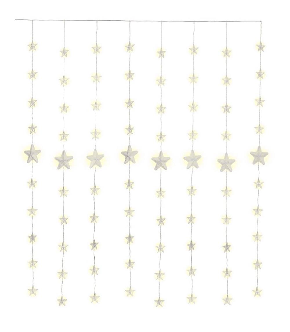 GOOBAY LED λαμπάκια κουρτίνα 57941, 3000K, 6.05m, IP44, 31V, 80 LED