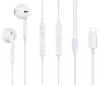 CELEBRAT earphones με μικρόφωνο G17, Lightning, 1.2m, λευκά