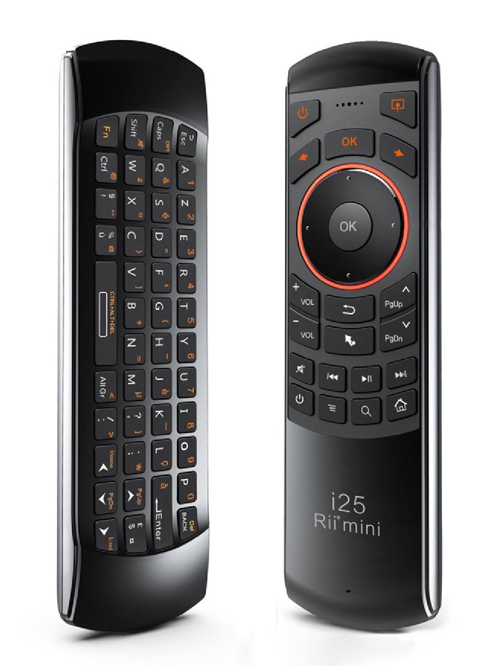 RIITEK τηλεχειριστήριο Mini i25 με πληκτρολόγιο & air mouse, 2.4GHz