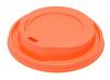 Καπάκι πιπίλα για ποτήρι, 16oz, πορτοκαλί, 100τμχ