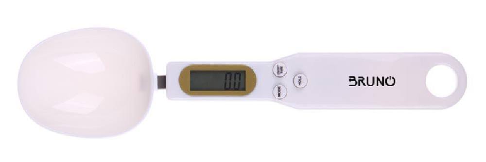 BRUNO ψηφιακή ζυγαριά-κουτάλι κουζίνας BRN-0074, έως 500g, λευκή