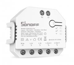 SONOFF smart διακόπτης DUALR3 Lite, 2-Gang, Wi-Fi, 15A, λευκός