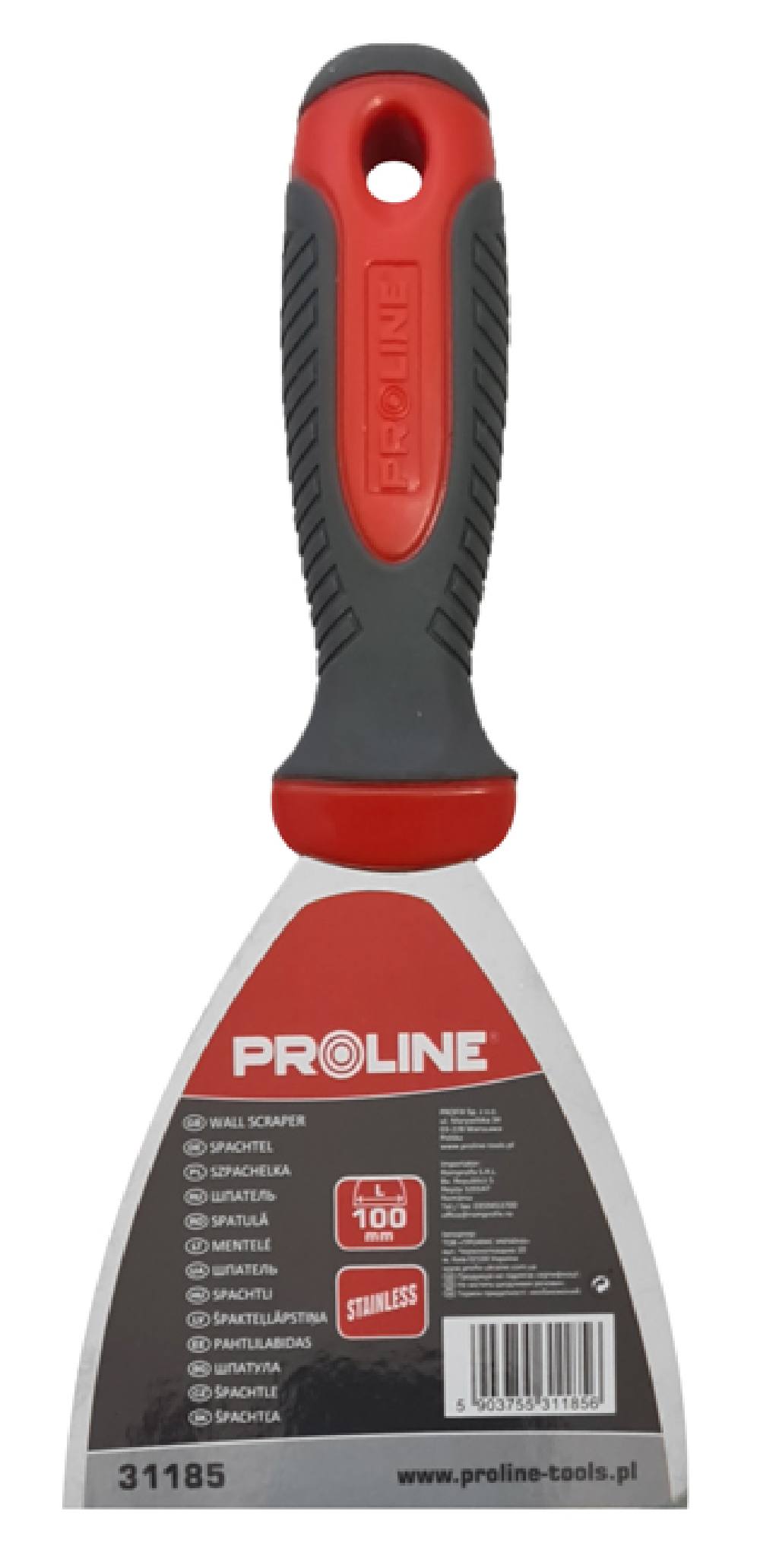 PROLINE σπάτουλα 31185 με ανοξείδωτη λάμα, 10cm