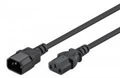 GOOBAY καλώδιο προέκτασης τροφοδοσίας 68602, 0.75mm², 1.5m, μαύρο