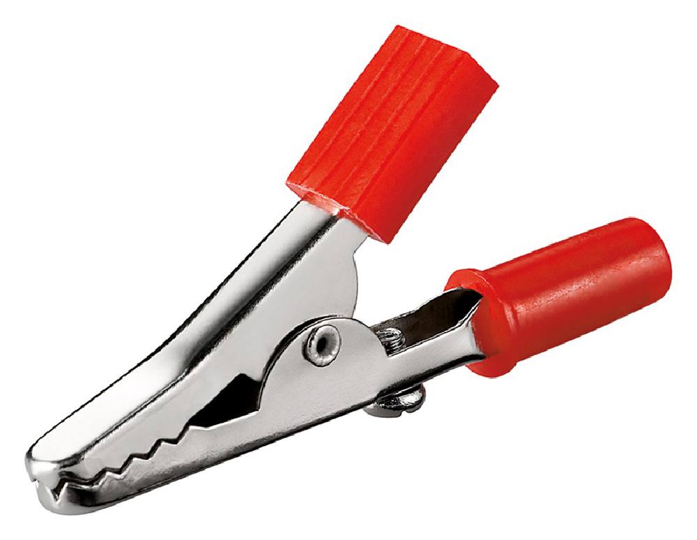 GOOBAY σετ κροκοδειλάκια 11413, 45mm, κόκκινο, 10τμχ