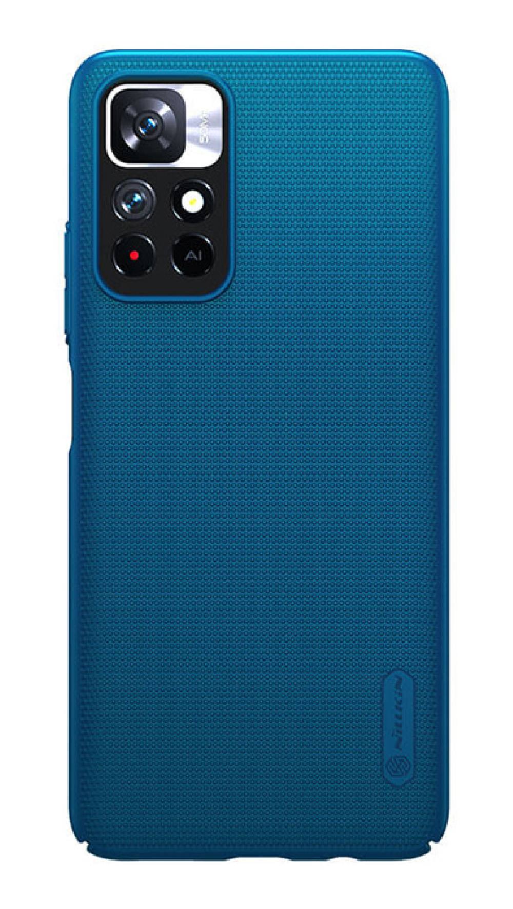 NILLKIN θήκη Super Frosted Shield για Xiaomi Note 11 5G/M4 Pro 5G, μπλε