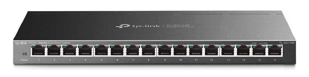 TP-LINK Easy Smart Switch TL-SG116E, 16-Port Gigabit, Ver. 1.2