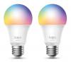 TP-LINK Smart λάμπα LED TAPO-L530E WiFi, 8.7W E27, 2500K-6500K RGB, 2τμχ
