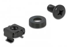 DELOCK σετ βίδες με παξιμάδια 66548 για καμπίνα δικτύου, M6/12mm, 20τμχ