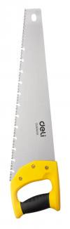DELI πριόνι ξύλου DL6845A με εργονομική λαβή, 450mm, κίτρινο