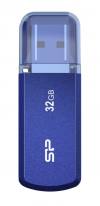 SILICON POWER USB Flash Drive Helios 202, 32GB, USB 3.2, μπλε