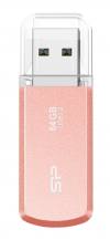 SILICON POWER USB Flash Drive Helios 202, 64GB, USB 3.2, ροζ χρυσό